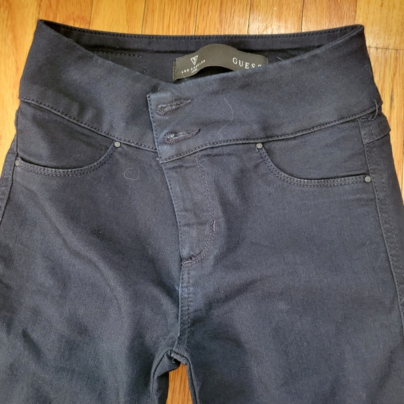 Guess blue skinny jean jeggings size 24 - Picture 2 of 5